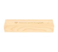 Amosfun Pregnancy Test Keepsake Box Wooden Box for Pregnancy Announcement Storage Case