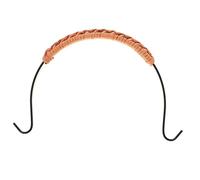 Amosfun Premium Iron and Suede Leather Teapot Handle Replacement Heat Resistant Compact Kettle Grip for Household Whistling Kettles Easy Installation Accessory for Kitchen Convenience
