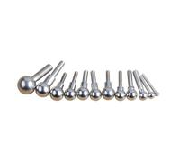 Amosfun Printer Accessories Spherical Ball Screw Carbon Steel Diameter Nickel Plated Rust-resistant Precision Threaded Part for Kossel Rostock