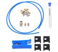 Amosfun Printer Nozzle Cleaning Tool Kit with Brass and Stainless Steel Needles Ptfe Tube Pneumatic Fittings Swabs for Efficient Maintenance Precise Bowden Tube Cutting Extruder
