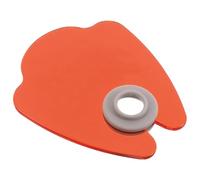 Amosfun Protective Curing Light Shield Nail Art Light Blocking Plate Ergonomic Plastic Design Orange Colour Suitable for Salon Beauty Industry
