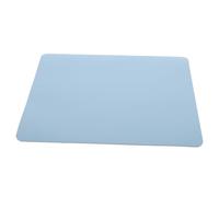 Amosfun Pu Thickened Square Mouse Pad for Office Desk Use | Easy to Wipe, Extra Cushioning, Non-slip Bottom, Minimalist Finish, Single-sided Professional Surface