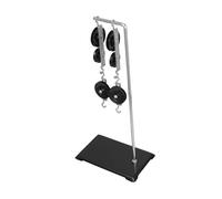 Amosfun Pulley Block Physics Experiment Kit with Galvanized Base Stable Support for Classroom Mechanics Teaching and Laboratory Science Demonstrations