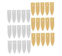 Amosfun Pure Copper Zinc Electrode Strips for DIY Fruit Battery Science Experiments Anode Sheets for Classroom Physics Stable Output with Conductivity for Science Kits and Electroplating