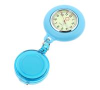 Amosfun Quartz Pocket Watch Luminous Clip-on Silicone Light Watch for Doctors and Students for Nursing Exams