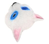 Amosfun Realistic for Halloween Dress Up Props Lightweight Breathable Animal Cosplay Mask for Masquerade Party Comfortable Full Face Costume Accessory for Carnival and Role Play
