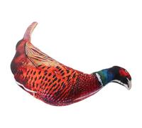 Amosfun Realistic Pheasant Plushie Pillow with Soft Plush and Pp Cotton Filling, Huggable Support Cushion for Animal Loving Households and Restaurants, Cute Decorative Throw Pillow