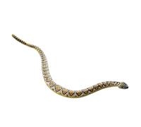 Amosfun Realistic PVC Snake Model for Wild Animal Cognitive Model Creative Decorative Ornament for Halloween Haunted House and Educational Play