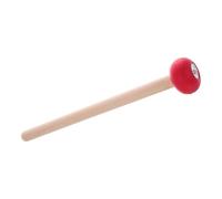 Amosfun Red Wooden Drum Mallet with Rubber Tip for Percussion Instruments and Gongs, Featuring Comfortable Grip and Traditional Chinese Design, for Musicians on The Go