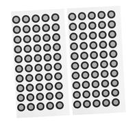 Amosfun Reflective Film Marker Points Versatile and Easy to Use 2 Sheets Black Pet Material with 0.15 Thickness Reference Points for 3d Scanner Markers for Architecture and Engineering
