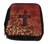 Amosfun Religious Ceremony Bag with Heavy Inner Padding and Individual Compartments for Chalice, Holy Water Bottle, and Bible Polyester Material, Soft Barriers, Suitable for Christening