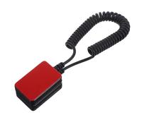 Amosfun Remote Control Holder and Magnetic Abs Hook with Retractable Spring Cord Design for Secure Mounting on Wall or Desk, Versatile Compatibility for Phone and Tablet, for Office
