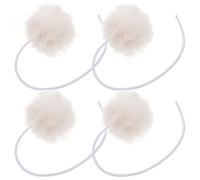 Amosfun Replaceable Plush Interactive 4pcs for Cat Tree Cat with Bells for Entertainment and Exercise Suitable for Home Environments and Hanging on Cabinets