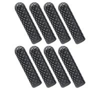 Amosfun Replacement Shoelace Tips 8Pcs Gun Black Metal Aglets for Shoe Lace Ends Repair and Customising Sneakers