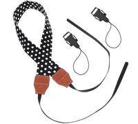 Amosfun Retro Camera Shoulder Strap Belt Adjustable Cotton Cloth Black | Cross-body the Shoulder Use, Simple Installation, Comfortable Fit for Photographers, Firm Carrying