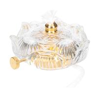 Amosfun Retro Lotus Oil Lamp Burner Kerosene Lamp Parts for Home Decoration Stylish Replacement Accessory Aesthetic Design