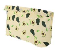 Amosfun Reusable Beeswax Food Wrap Cotton Avocado Pattern 29x27cm Washable Reusable Sandwich Storage Bag for Fruit and Vegetable Fresh Keeping