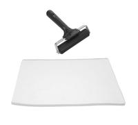 Amosfun Reusable Gel Printing Plate Set with Rubber Roller for Artistic Journaling and Crafting, 10x8 Inch Gel Press Monoprinting Kit Featuring Fine Detail Capabilities for Beginners