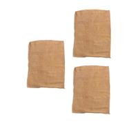 Amosfun Reusable Linen Potato Bags 3pcs 60x40cm Jute Storage Sacks for Onions Nuts Home Food Storage Sturdy Burlap Produce Bags for Kitchen and Garden Use