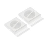 Amosfun Rotatable Charging Cable Organizer Portable Data Cable Storage Box 2 Pack Compact Cord Holder White
