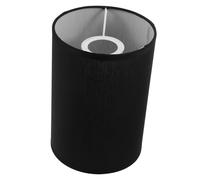 Amosfun Round Decorative Lampshade Style Cylinder Lamp Shade Cylindrical Lampshade Large Lamp Shade Wide Large Color Modern Iron Frame Black