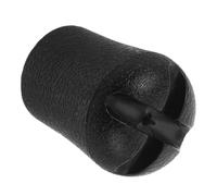 Amosfun Rubber Fishing Rod Tip Protector and Rod Butt Cap with 15mm Inner Diameter Full Protection and Secure Hold for Fishing Seat Cushions and Butts Sturdy Black Cover