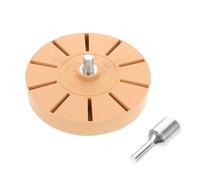 Amosfun Rubber Wheel Adhesive Remover Tool for Cars and Glass Nonscratch Design for Decals Stickers and Graphics High Efficiency Pneumatic Cleaning