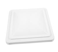 Amosfun Rv Roof Vent Cover White Ventilation Hood for Trailer Camper Motorhome Easy Install Ventilation Car Accessory Weather Resistant Air Vent Cover Prevents Rain Leak and Heat Isolation