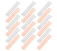 Amosfun Set of 40 Copper And Zinc Plates for Saltwater Battery Experiments, School Projects, Scientific Toy Materials. Includes 20 Copper Plates And 20 Zinc, 4 X 0.9 Cm.