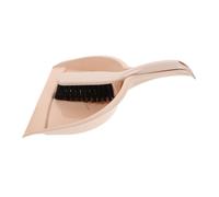 Amosfun Set Small Broom Dustpan Pink Broom Brush Pet Hair Removal Broom Broom Small Duster and Pan Whisk Broom for Cars Kid Broom Countertop Broom Tent Broom Airbroom Beige Plastic