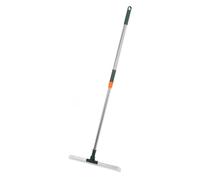 Amosfun Silicone Floor Squeegee with Long Handle for Bathrooms and Cleaning Tasks, Versatile Shower Wiper Squeegee with Protective Barrier, Sturdy Pp and Stainless Steel Construction,