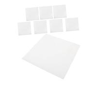 Amosfun Silicone Vegetable Dehydrator Mat 8pcs White Non-stick Flexible Liner for Food and Fruit Drying Reusable Steamer Liner Accessories with Enhanced Dehydration Efficiency
