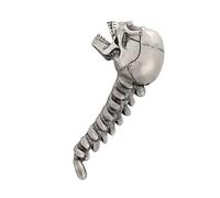 Amosfun Skull Head Beer Bottle Opener Zinc Alloy Manual Bottle Lid Remover for Parties Halloween Bar Kitchen Convenient Lightweight Design