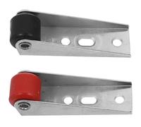 Amosfun Sliding Door Roller Guide Wheel Quiet Directional Caster with Vertical Support for Heavy Wooden Gates Prevents Sagging Smooth Rolling Hardware for Barn Doors and Fence Gates