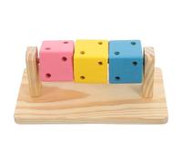 Amosfun Small Animal Wooden Chew for Gerbils and Rats, Cage Accessories Made from Natural Wood to Promote Teeth Health and Enrichment