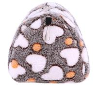 Amosfun Small Pet Hammock Hanging Bed with Hooks Super Soft Flannel Cotton Winter Warm Hamster House Easy to Clean Bounces Well for Hamster and Small Pets