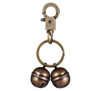 Amosfun Solid Brass Pet Bell for Dog Collar with Pleasant Sound, Stylish and Elegant Collar Charm for Puppy Training and Pet Tracking at Home Or in The Park