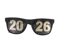Amosfun Square Party Eyeglasses Abs Funny Graduation Photo Booth Props Year S Eve Celebration Accessories for Seniors and Prom Festivities
