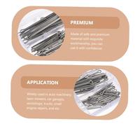 Amosfun Stainless Steel Cotter Pin Spring Clip Fastener for Auto Machinery Lawn Mowers Trucks Engine Repair Corrosion Resistant Locking Hardware