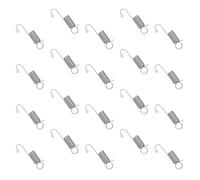 Amosfun Stainless Steel Galvanized Tension Spring Model 20pcs with Hook End and Closed Loop Precision Extension Spring for Boards and Advertising Racks for Indoor Displays and Copy Shops