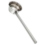 Amosfun Stainless Steel Watering Ladle with Pour Spout Long Handle Water Scoop for Kitchen and Garden Resistant Soup Ladle Comfortable Non Slip Grip Large Capacity for Easy Watering and