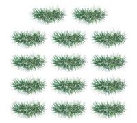 Amosfun Static Grass Tufts Model Grass Artificial Miniature DIY Simulation Decor for War Gaming Scenery Fake Plant Tuft