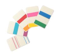 Amosfun Sticky Index Tabs for Annotating Books with Pet Material, Lightweight and Practical Book Tabs for Offices and Homes, Compact and Easy to Carry Colourful Page Markers for Notes