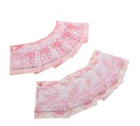 Amosfun Sticky Paper Notes Creative and Lovely Office Paper 10 Pcs Pink with Sufficiently Large Capacity, Easy to Use and Leaves No Traces after Torn for Note Taking and Reminders