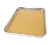 Amosfun Sturdy Metal Dissection Pan for Biology Labs Dissecting Tray and Precision Design Stainless Steel with Wax Easy Maintenance Suitable for Middle and High School Experiments