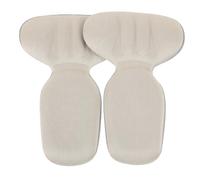 Amosfun T-Shaped Thickened Foam Heel Cushions Anti-Slip Self-Adhesive High Heel Back Pads Beige Half-Size Shoe Inserts for Protection and Anti-Friction in Women’s Footwear