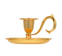 Amosfun Taper Candle Holder Vintage Metal Stand for Candlelight Elegant Decor for Halloween Christmas for Table Centerpiece Adds Artistic Touch to Home Decor
