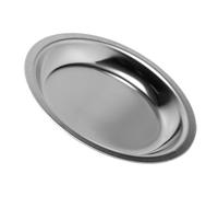 Amosfun Tea Bag Holder Stainless Steel Coaster for Tea Bags Round Metal Dish Multipurpose Rest for Home Restaurant Use Lightweight and Design