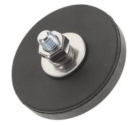 Amosfun Threaded Magnetic Mounting Plate with Rubber Coated Scratch-resistant Base for Camera Lighting Equipment and Industrial Tools Non-slip Fixation for Automotive and Factory Use