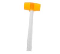 Amosfun Transparent Rubber Mallet Hammer with Ergonomic Non Slip Handle for Flooring Furniture Assembly Camping Tent Stakes Wear Resistant Surface Friendly Head for Precise Strikes and